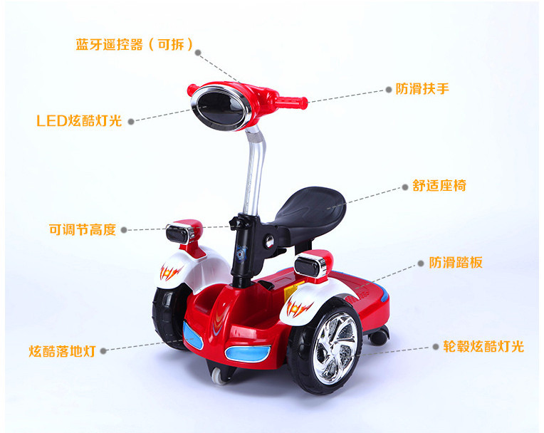 新款時尚兒童遙控電動平衡車 多功能四輪玩具車的創新與商標代理解析