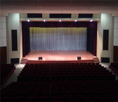 北京大興學校舞臺幕布定做豐臺學校禮堂電動幕布學校阻燃幕布制作